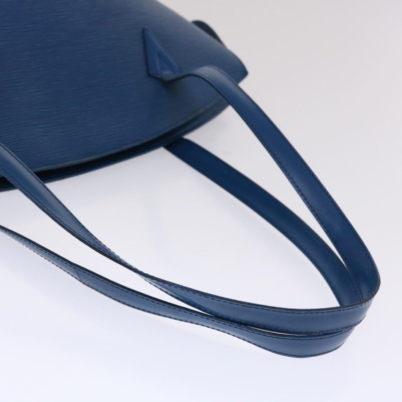 LOUIS VUITTON Epi Saint Jacques Shopping Shoulder Bag Blue M52275 bs6947 - Logoexplore - Image 8
