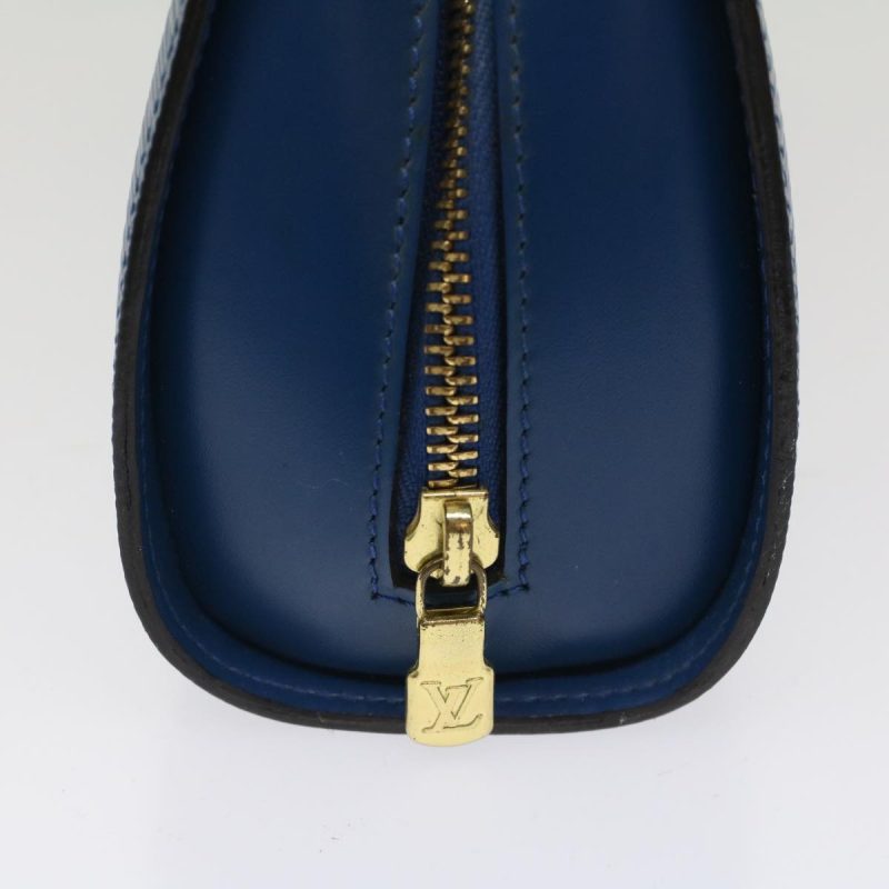 LOUIS VUITTON Epi Dauphine MM Pouch Blue bs7245 - Logoexplore - Image 8