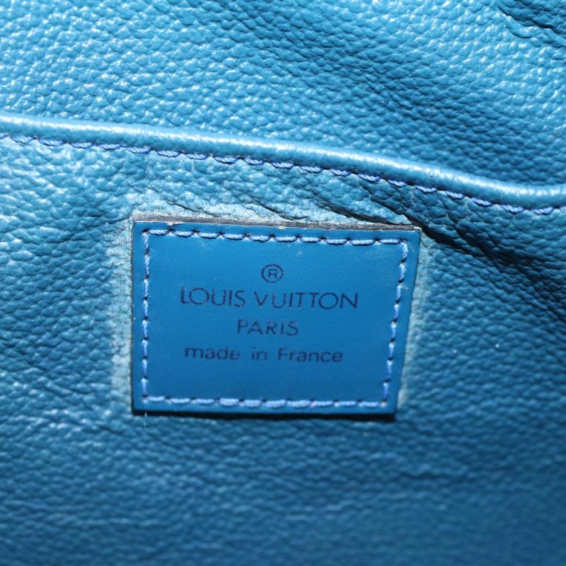 LOUIS VUITTON Epi Dauphine MM Pouch Blue bs7245 - Logoexplore - Image 9