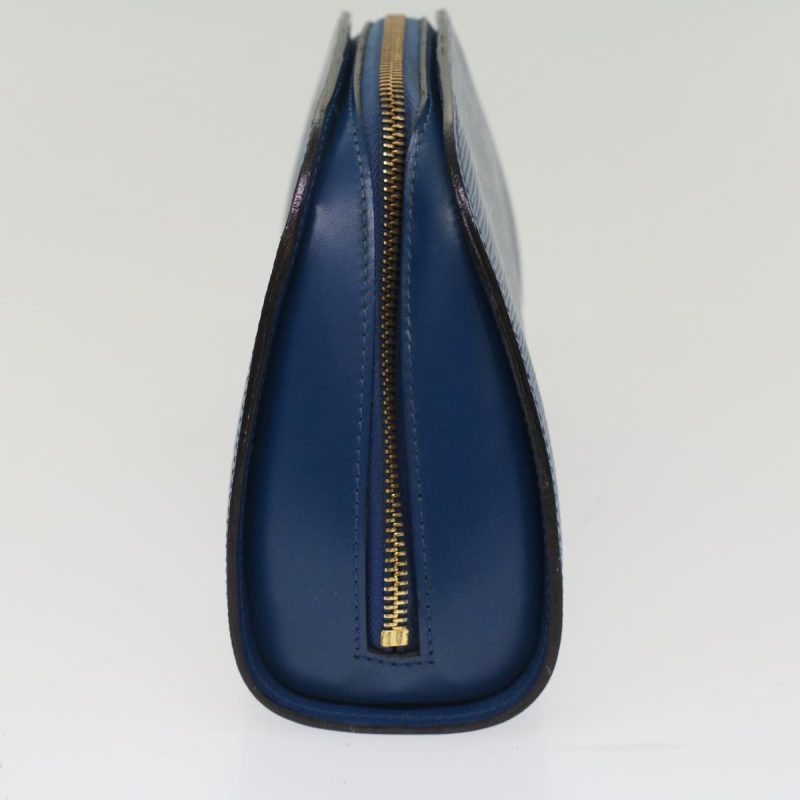 LOUIS VUITTON Epi Dauphine MM Pouch Blue bs7245 - Logoexplore - Image 3