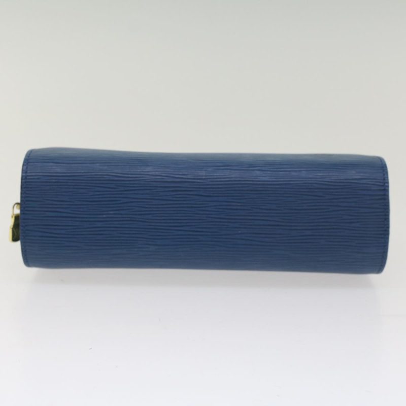 LOUIS VUITTON Epi Dauphine MM Pouch Blue bs7245 - Logoexplore - Image 6