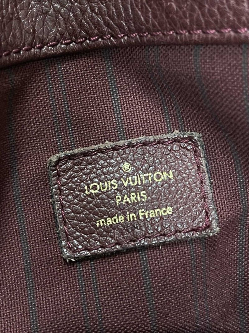 LOUIS VUITTON Empreinte Monogram Embossed Leather Artsy MM Burgundy Shoulder bag - Logoexplore - Image 6