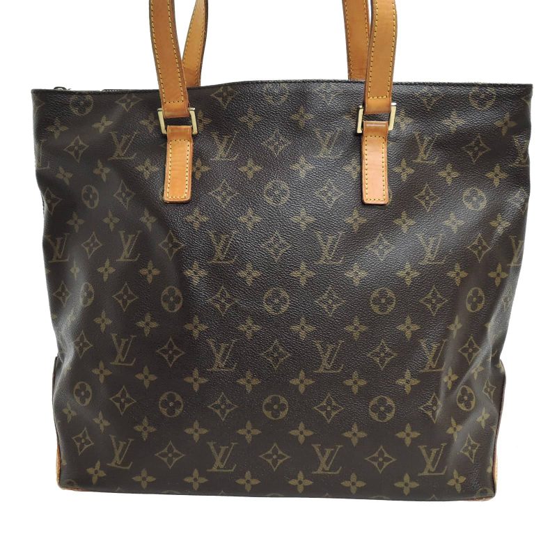 Louis Vuitton Cabas Mezzo Brown Monogram Canvas - Logoexplore