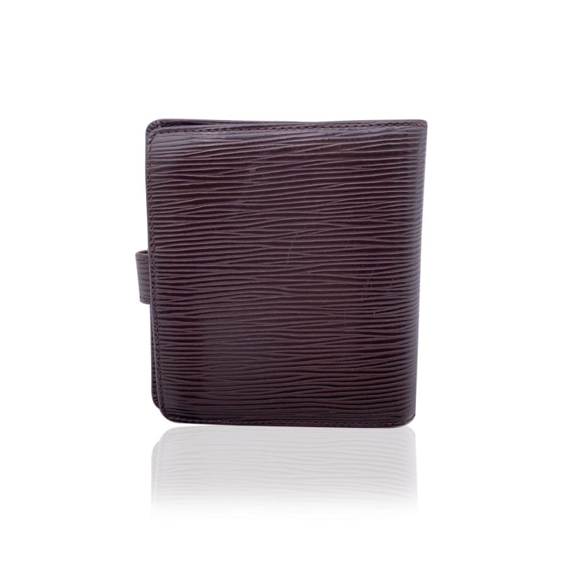 LOUIS VUITTON Brown Epi Leather Compact Wallet Coin Purse - Logoexplore - Image 2