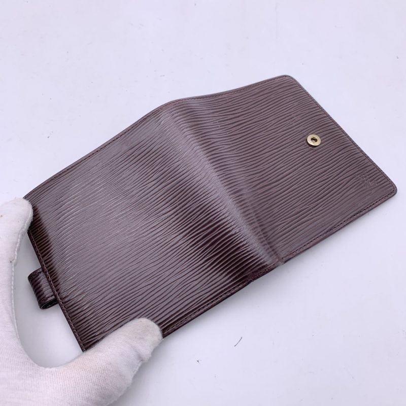 LOUIS VUITTON Brown Epi Leather Compact Wallet Coin Purse - Logoexplore - Image 3