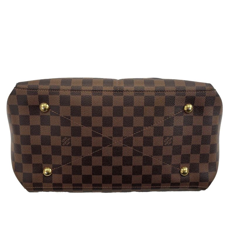 LOUIS VUITTON Damier Ebene Canvas Maida Hobo - Brown/Green Shoulder Bag - Logoexplore - Image 4