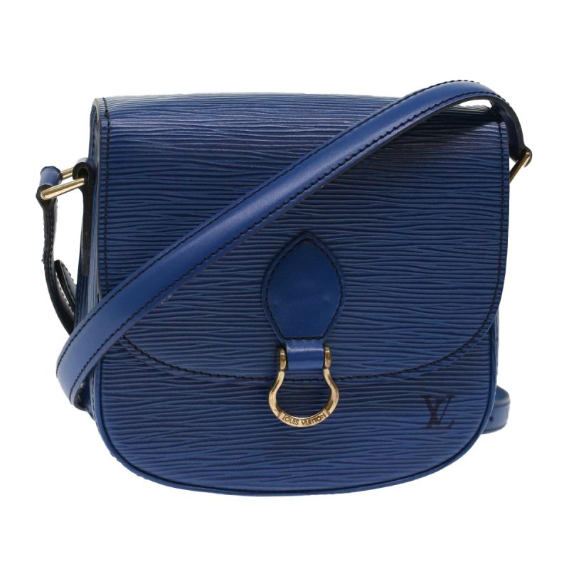 LOUIS VUITTON Epi Saint Cloud PM Shoulder Bag Blue M52195 ep1202 - Logoexplore