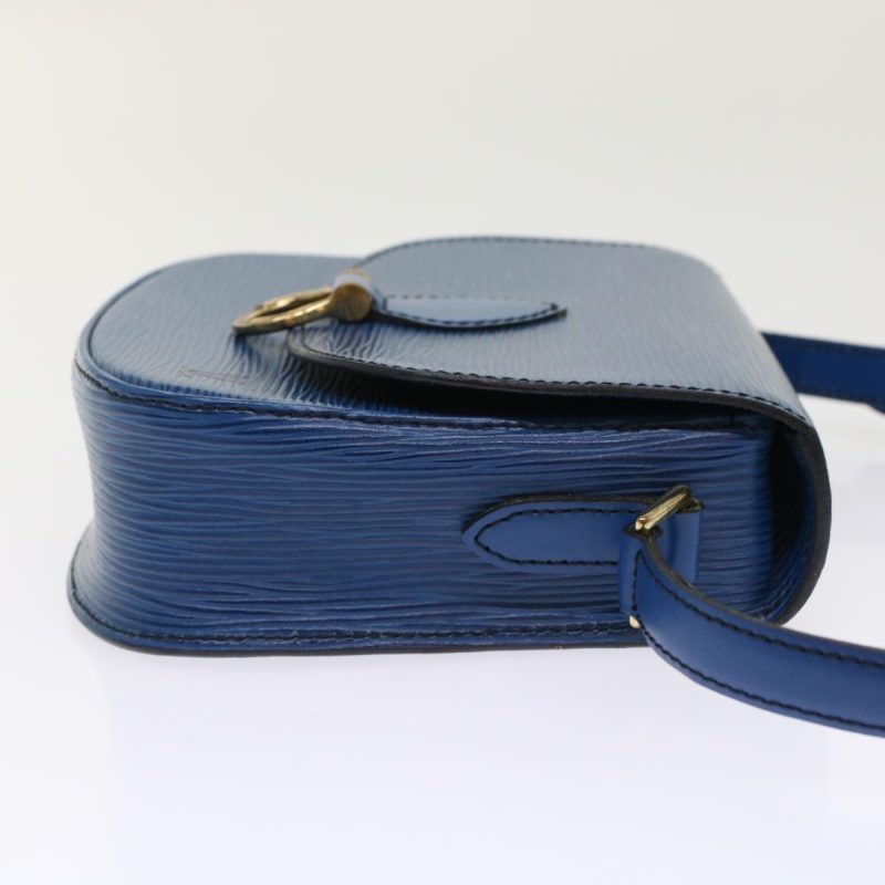 LOUIS VUITTON Epi Saint Cloud PM Shoulder Bag Blue M52195 ep1202 - Logoexplore - Image 3