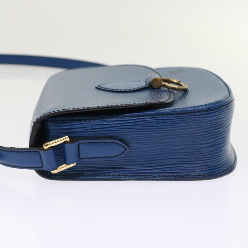 LOUIS VUITTON Epi Saint Cloud PM Shoulder Bag Blue M52195 ep1202 - Logoexplore - Image 4
