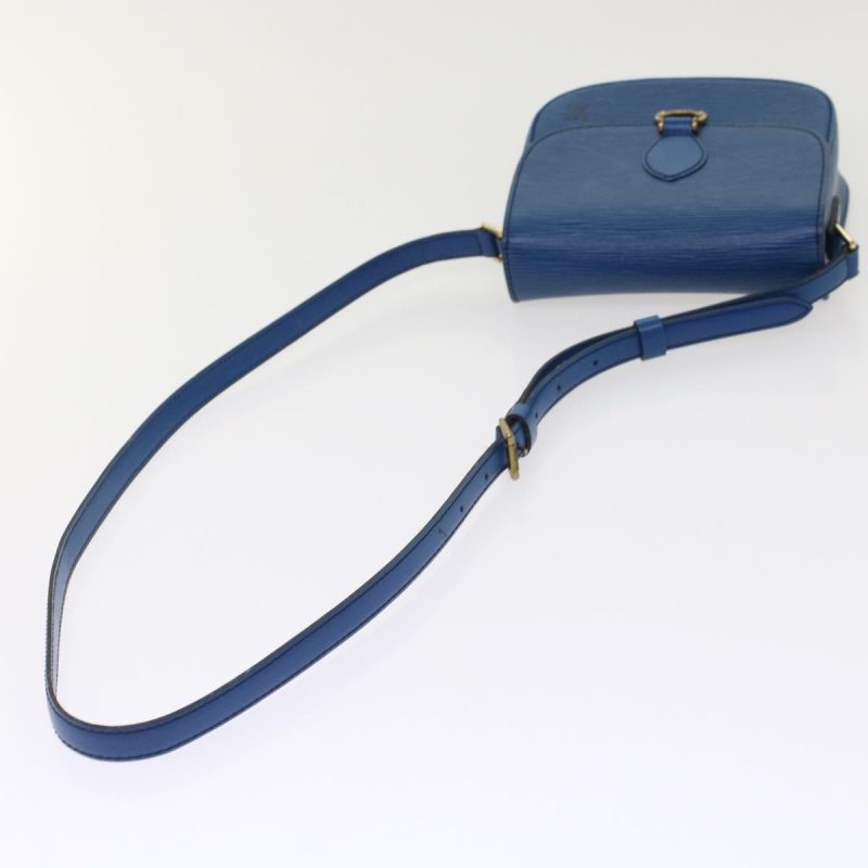 LOUIS VUITTON Epi Saint Cloud PM Shoulder Bag Blue M52195 ep1202 - Logoexplore - Image 7