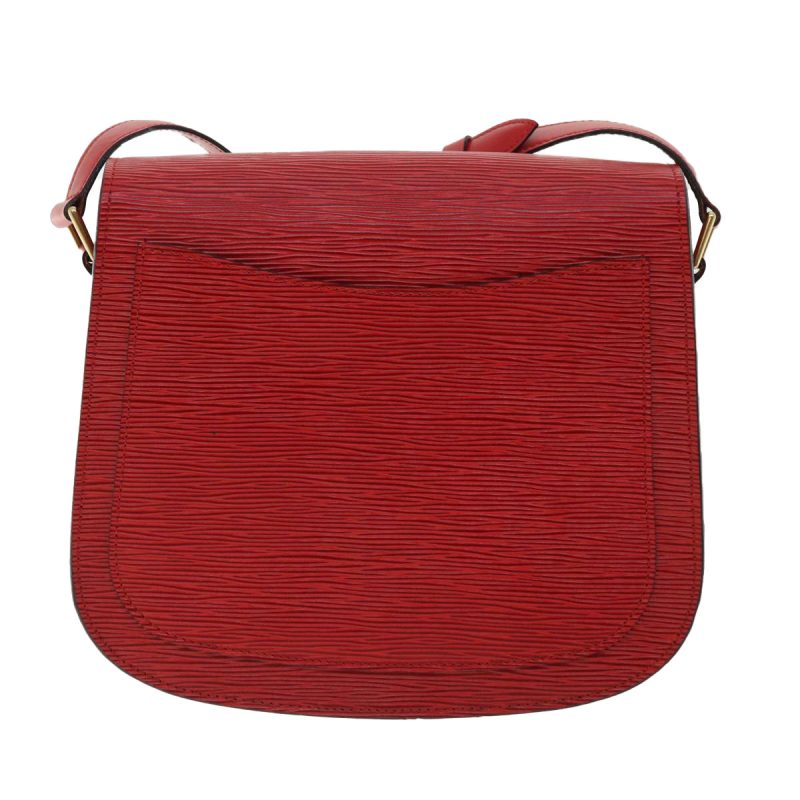 LOUIS VUITTON Epi Saint Cloud GM Shoulder Bag Red M52197 LV ep218 - Logoexplore - Image 2