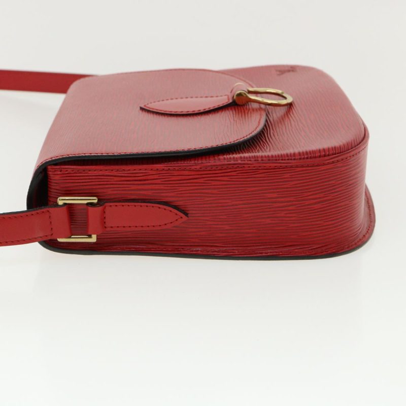 LOUIS VUITTON Epi Saint Cloud GM Shoulder Bag Red M52197 LV ep218 - Logoexplore - Image 3