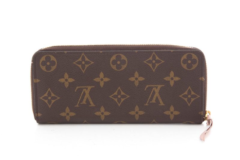 Louis Vuitton Brown & Pink Monogram Wallet - Logoexplore - Image 3