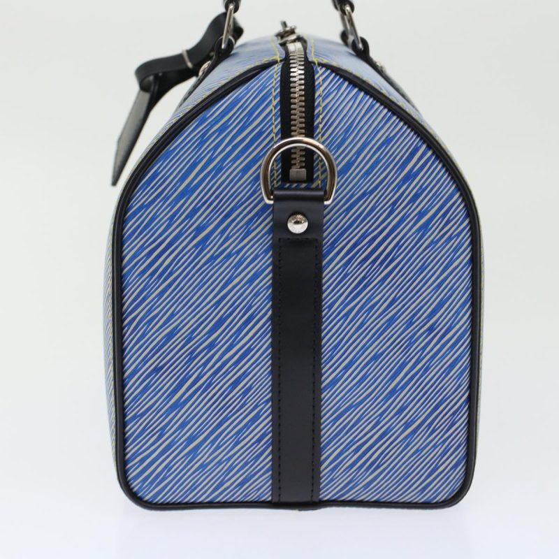 LOUIS VUITTON Epi Speedy Bandouliere 25 Hand Bag Blue M51280 fm2466 - Logoexplore - Image 3