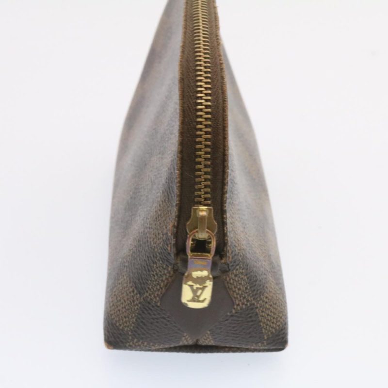 LOUIS VUITTON Damier Ebene Pochette Cosmetic PM Pouch N47516 am1340g - Logoexplore - Image 5