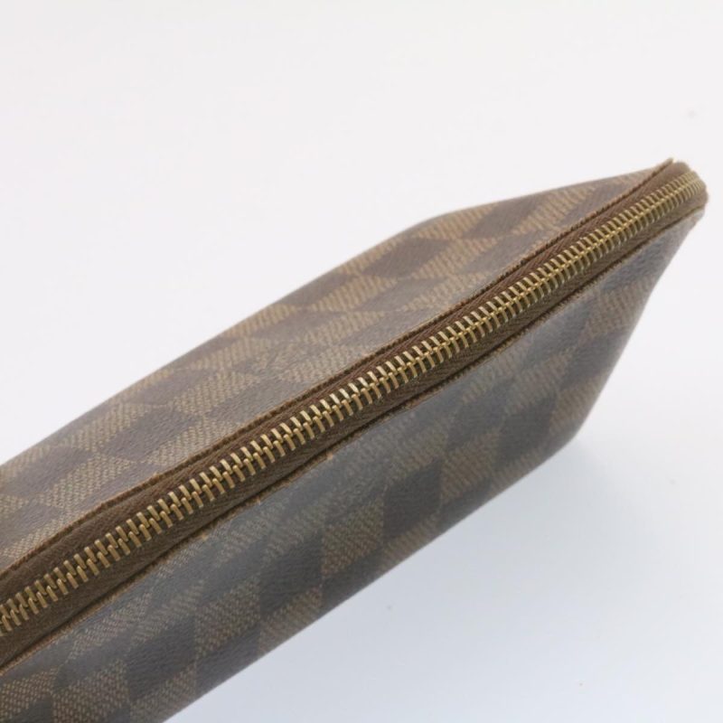 LOUIS VUITTON Damier Ebene Pochette Cosmetic PM Pouch N47516 am1340g - Logoexplore - Image 6