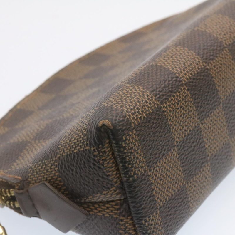 LOUIS VUITTON Damier Ebene Pochette Cosmetic PM Pouch N47516 am1340g - Logoexplore - Image 8