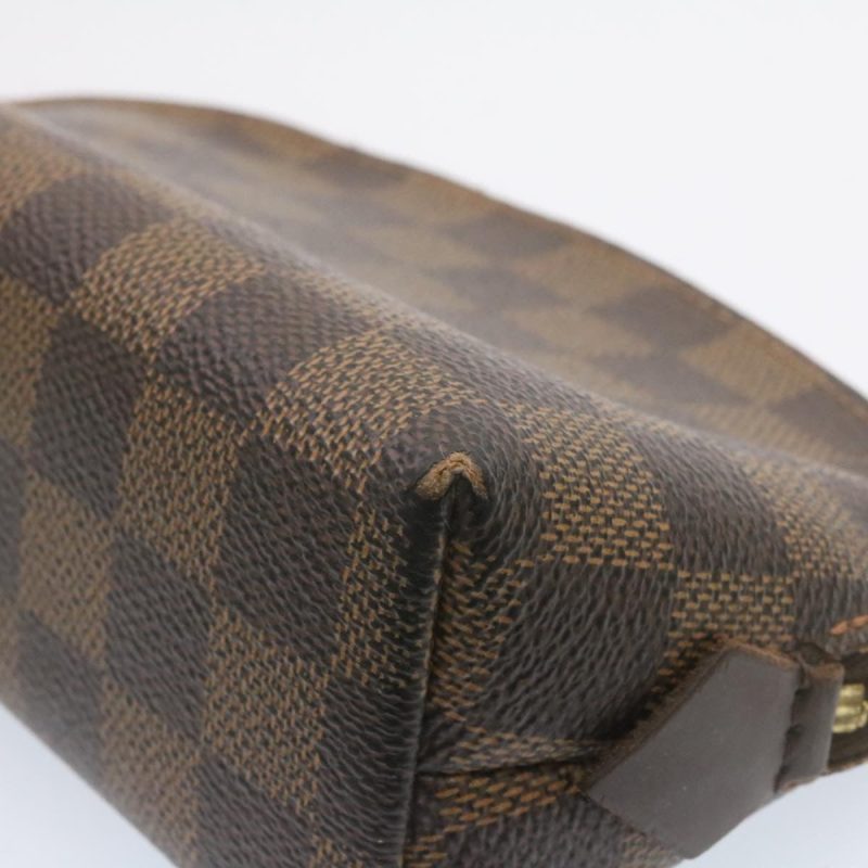 LOUIS VUITTON Damier Ebene Pochette Cosmetic PM Pouch N47516 am1340g - Logoexplore - Image 9