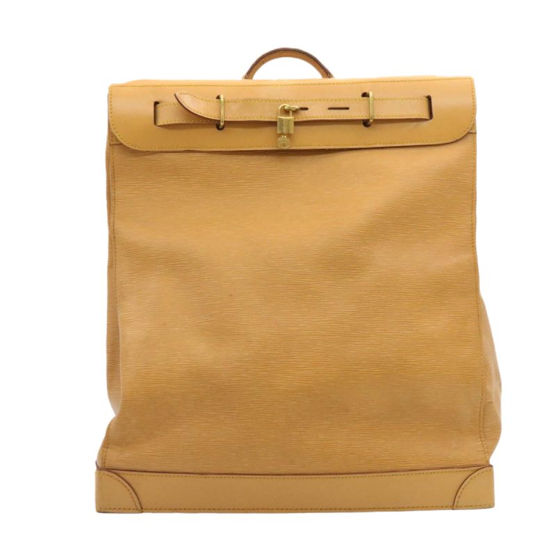LOUIS VUITTON Epi Steamer Bag Boston Bag Beige LV  am1805g - Logoexplore - Image 2