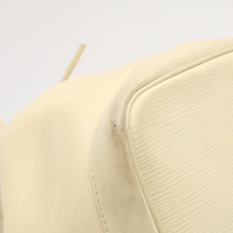 LOUIS VUITTON Epi Noe Shoulder Bag White M4084J LV am2138g - Logoexplore - Image 10