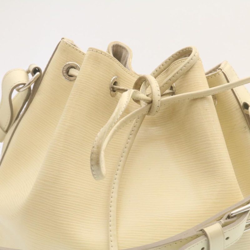 LOUIS VUITTON Epi Noe Shoulder Bag White M4084J LV am2138g - Logoexplore - Image 7