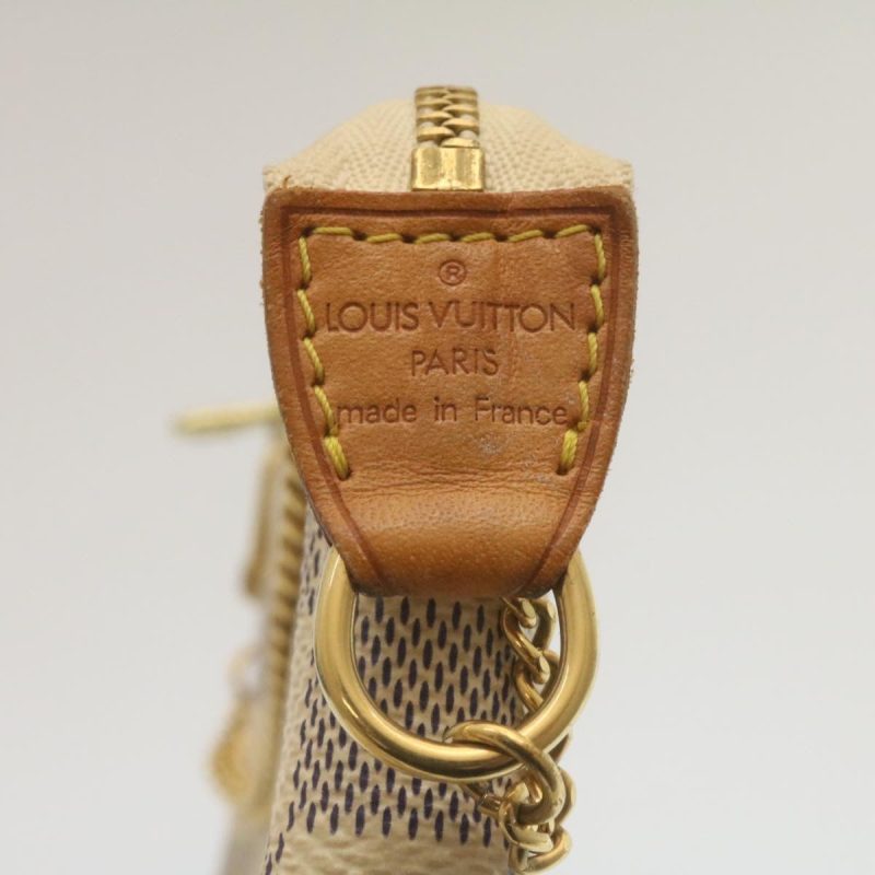 LOUIS VUITTON Damier Azur Mini Pochette Accessoires Pouch N58010 LV am2224g - Logoexplore - Image 9
