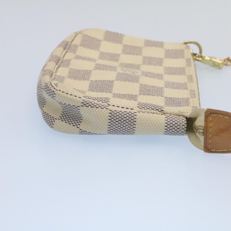 LOUIS VUITTON Damier Azur Mini Pochette Accessoires Pouch N58010 LV am2224g - Logoexplore - Image 4