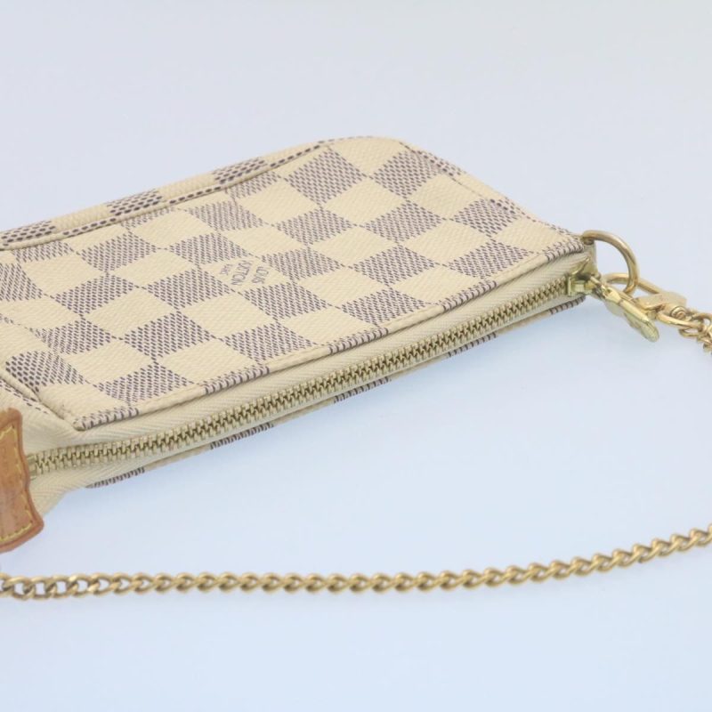 LOUIS VUITTON Damier Azur Mini Pochette Accessoires Pouch N58010 LV am2224g - Logoexplore - Image 6