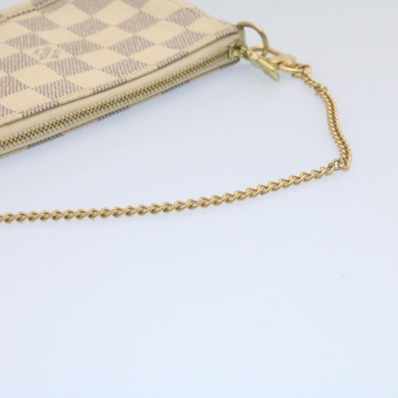 LOUIS VUITTON Damier Azur Mini Pochette Accessoires Pouch N58010 LV am2224g - Logoexplore - Image 7