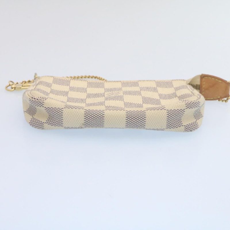 LOUIS VUITTON Damier Azur Mini Pochette Accessoires Pouch N58010 LV am2224g - Logoexplore - Image 5