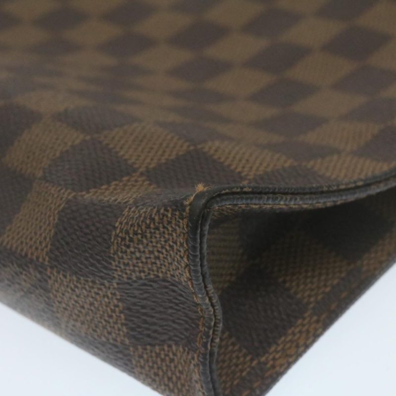 LOUIS VUITTON Damier Ebene Poche Toilette 26 Pouch N47543 LV am2290g - Logoexplore - Image 7