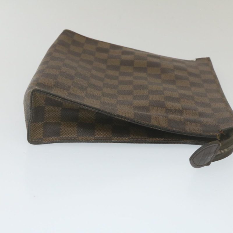 LOUIS VUITTON Damier Ebene Poche Toilette 26 Pouch N47543 LV am2290g - Logoexplore - Image 3