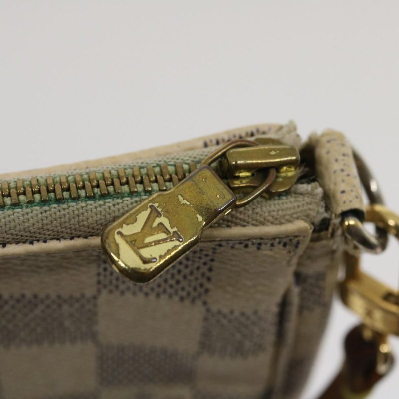 LOUIS VUITTON Damier Azur Mini Pochette Accessoires Pouch N58010 LV am2423g - Logoexplore - Image 10