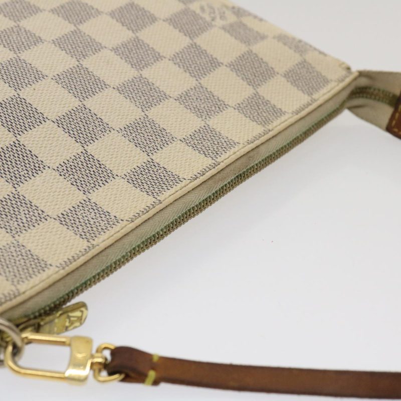 LOUIS VUITTON Damier Azur Mini Pochette Accessoires Pouch N58010 LV am2423g - Logoexplore - Image 7
