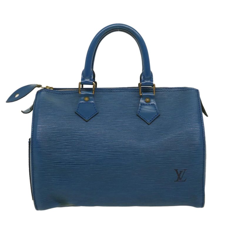 LOUIS VUITTON Epi Speedy 25 Hand Bag Blue M43015 am2466g - Logoexplore - Image 2
