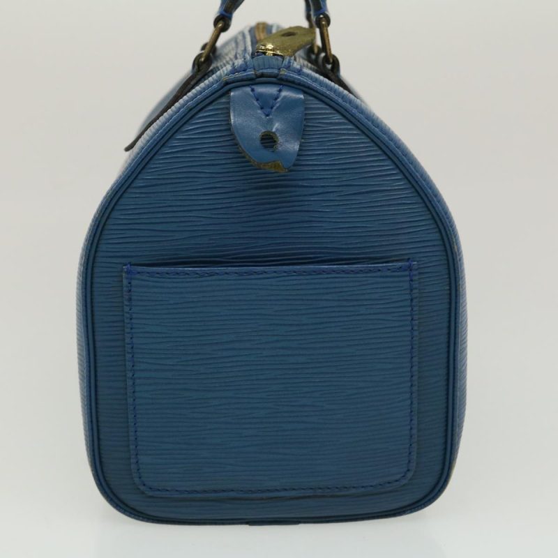 LOUIS VUITTON Epi Speedy 25 Hand Bag Blue M43015 am2466g - Logoexplore - Image 3