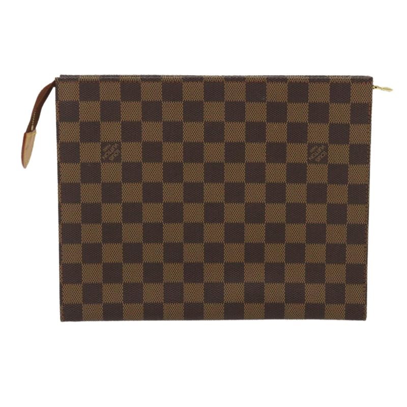 LOUIS VUITTON Damier Ebene Poche Toilette 26 Pouch N47543 LV am2487g - Logoexplore - Image 2