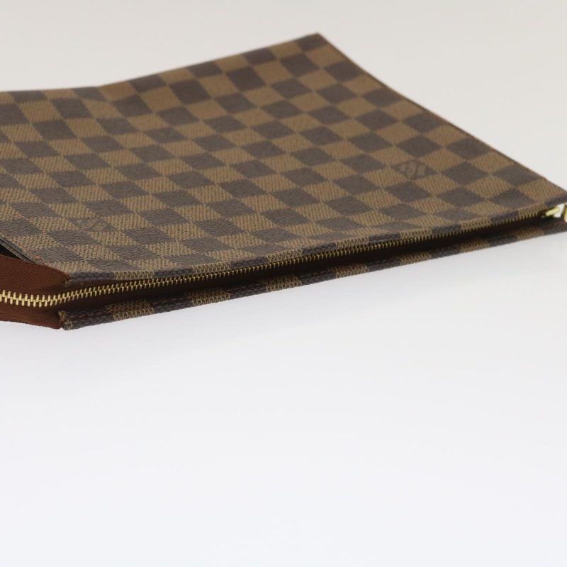 LOUIS VUITTON Damier Ebene Poche Toilette 26 Pouch N47543 LV am2487g - Logoexplore - Image 5
