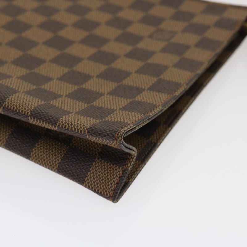 LOUIS VUITTON Damier Ebene Poche Toilette 26 Pouch N47543 LV am2487g - Logoexplore - Image 7