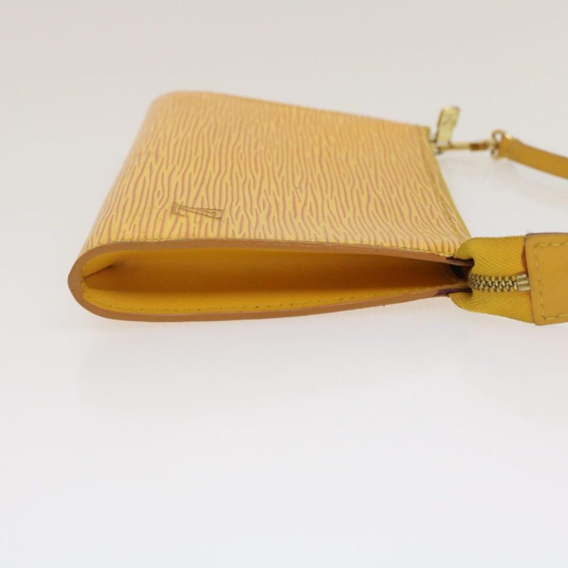 LOUIS VUITTON Epi Pochette Accessoires Pouch Yellow M52989 LV am2512g - Logoexplore - Image 3