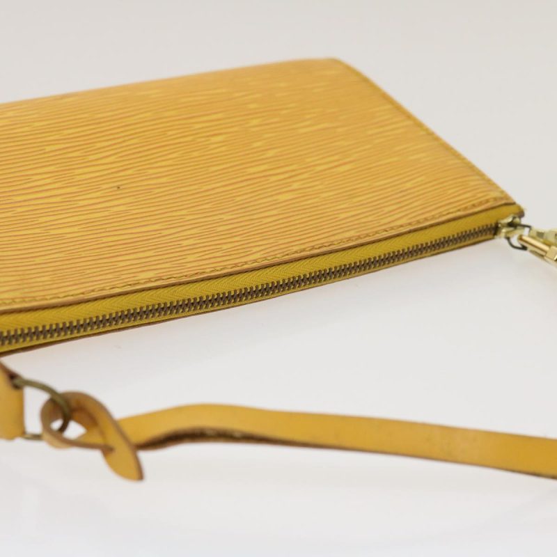 LOUIS VUITTON Epi Pochette Accessoires Pouch Yellow M52989 LV am2512g - Logoexplore - Image 6