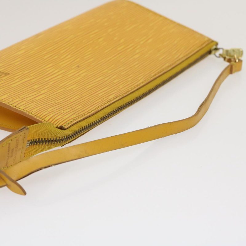 LOUIS VUITTON Epi Pochette Accessoires Pouch Yellow M52989 LV am2512g - Logoexplore - Image 7