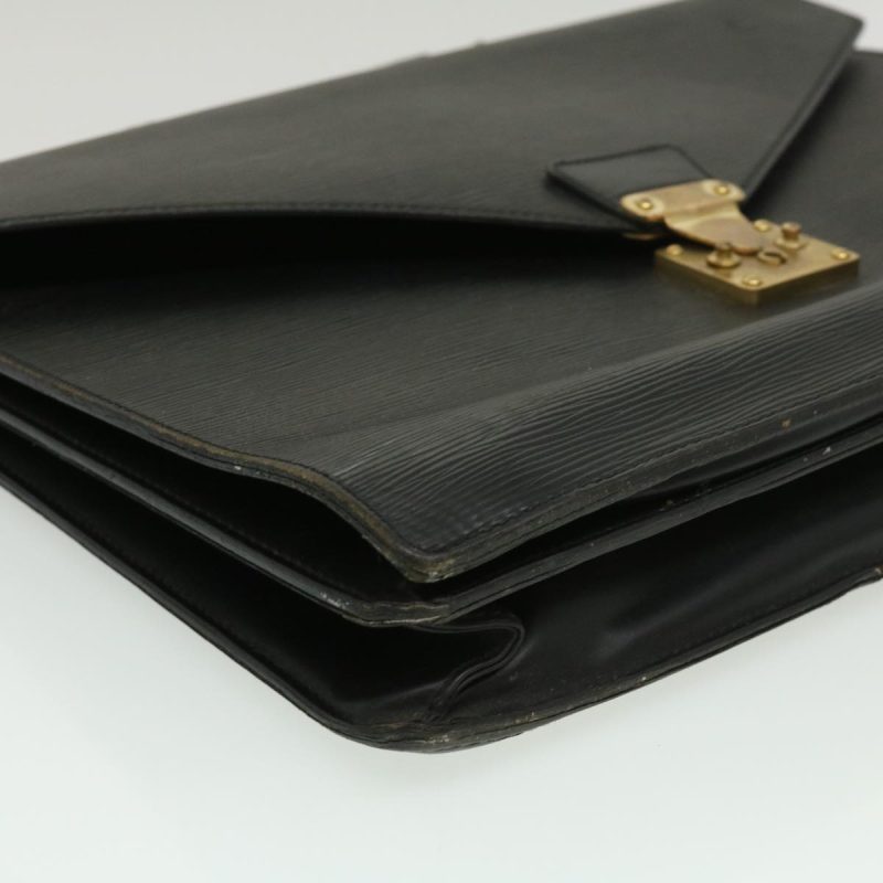 LOUIS VUITTON Epi Serviette Ambassador Business Bag Black M54412 am2600g - Logoexplore - Image 8