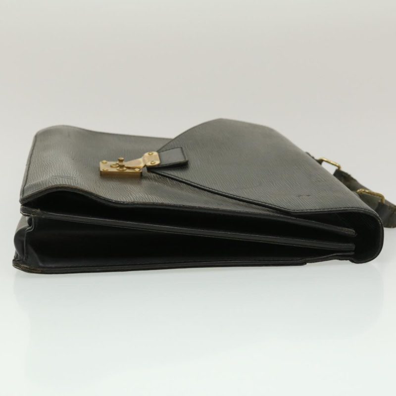 LOUIS VUITTON Epi Serviette Ambassador Business Bag Black M54412 am2600g - Logoexplore - Image 5