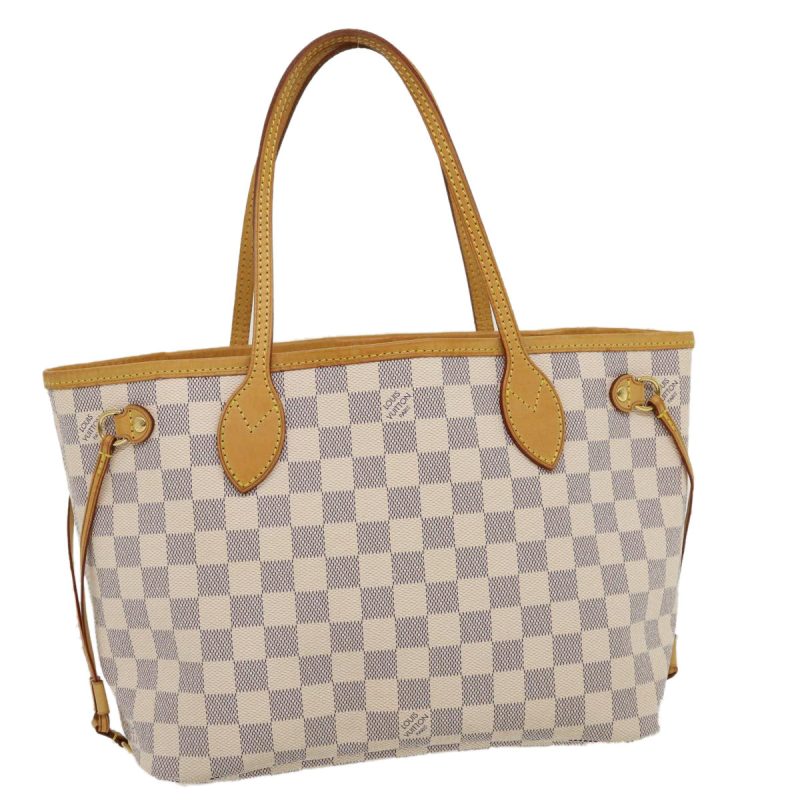 LOUIS VUITTON Damier Azur Neverfull PM Tote Bag N51110  am2792g - Logoexplore