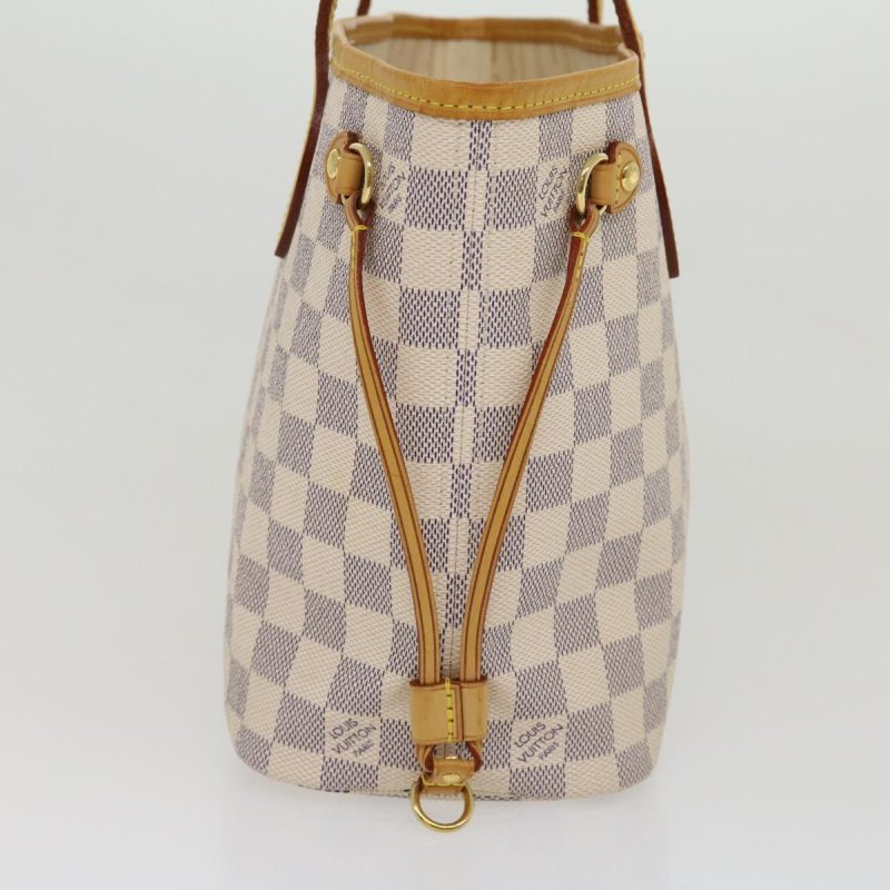 LOUIS VUITTON Damier Azur Neverfull PM Tote Bag N51110  am2792g - Logoexplore - Image 4