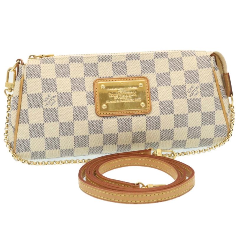 LOUIS VUITTON Damier Azur Eva 2Way Shoulder Bag N55214 LV  hs785A - Logoexplore