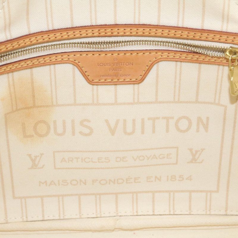 LOUIS VUITTON Damier Azur Neverfull PM Tote Bag N41362 hs898 - Logoexplore - Image 9