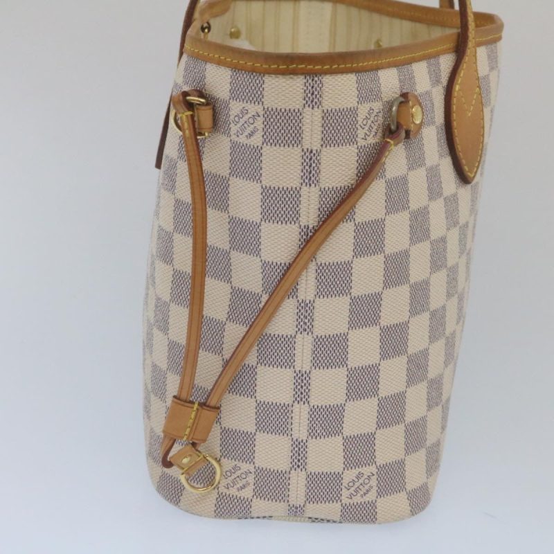LOUIS VUITTON Damier Azur Neverfull PM Tote Bag N41362 hs898 - Logoexplore - Image 4