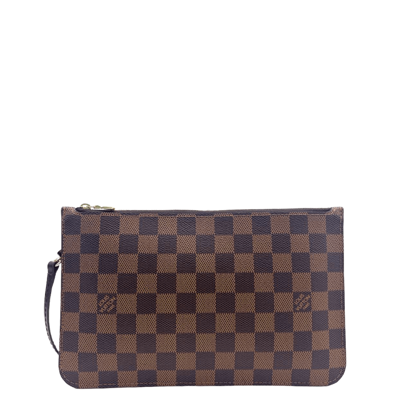LOUIS VUITTON Damier Ebene Neverfull Pouch - Logoexplore